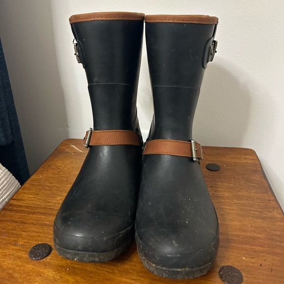 Sperry Walker Fog Rainboots Sz 10 - Picture 3 of 9